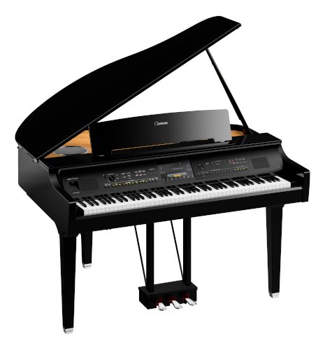 CVP-809GP piano in Polished ebony color